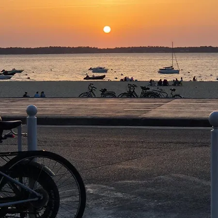 Апартаменты Studio-cabine, Acces Direct Port Et Plage, Les Pieds Dans L'eau Аркашон